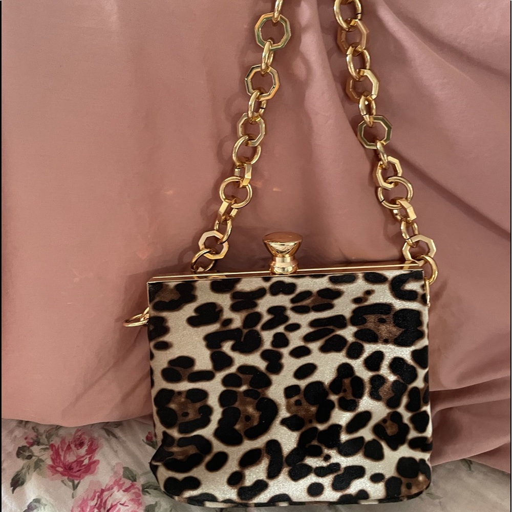 TopShop Animal Print Purse
